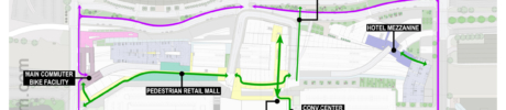 Pedestrian and Bike Paths - Conference Center Level