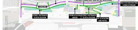 Pedestrian and Bike Paths - Harbor Level 
