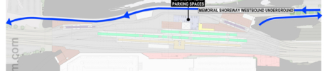 Vehicular Paths - Train Platform Level 