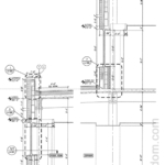 Wall Sections through Typical Patient Rooms.